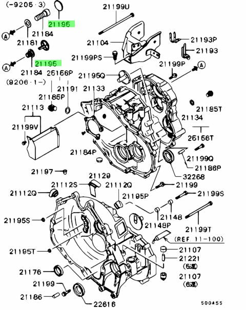 Mitsubishi OEM 3000GT Stealth AWD Transaxle End Case Cap