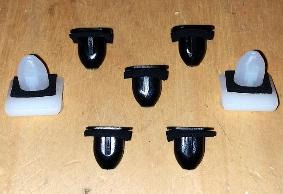 Mitsubishi OEM 3000GT Stealth Rear Window Outer Molding - Lower Clip Grommets