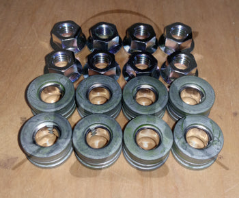 Mitsubishi OEM 6G72 Lower Plenum Nuts and Spring Washers - DOHC