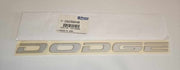 Mopar DODGE emblem- Silver
