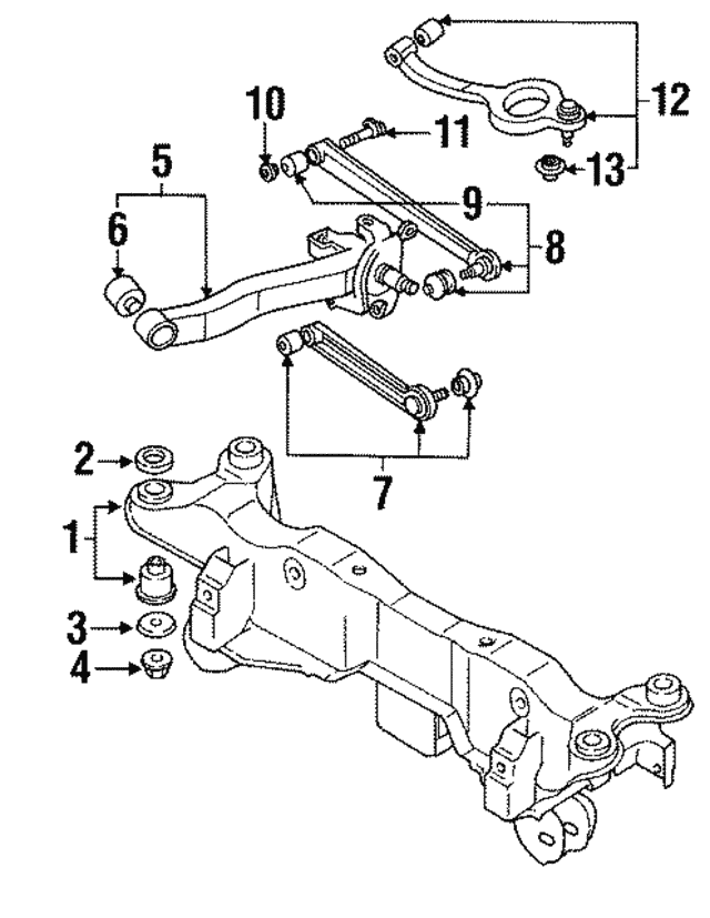 Mitsubishi OEM 3000GT/Stealth LCA Bolt Plate