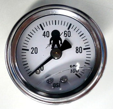 Ninja Performance 0-100 PSI Fuel Pressure gauge 1.5"