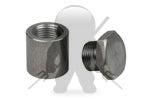 Oxygen Sensor Bung & Plug Kit Mild Steel 1 Inch Tall