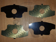 Mitsubishi 3000GT Stealth AWD Rear Brake Pad Shim Kit 91-93