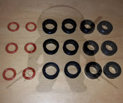 Mitsubishi Fuel Injector O-Rings Upper Bushings and Lower Insulator set - 18