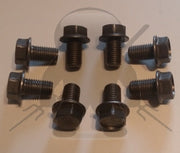 Mitsubishi High Strength Steel JIS 10.9 6G72 DOHC TT 2 Bolt Main - Stay Girdle Brackets Bolt Set - 8 Bolts HiPo
