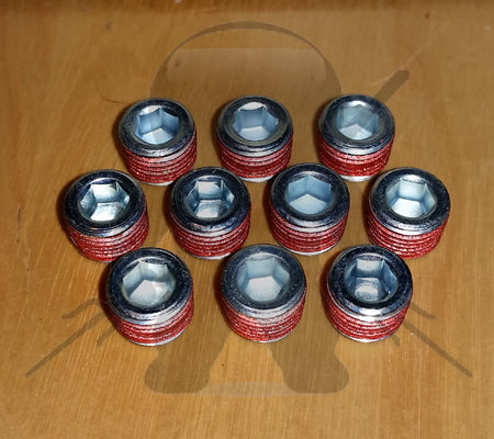 Mitsubishi OEM 6G72 DOHC Cylinder Head Oil Galley Plugs - Set of 9