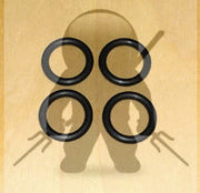 Mitsubishi 6G72 DOHC Fuel Rail End O-Rings Ethanol Safe Set of 4