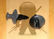 Mitsubishi OEM 3000GT Stealth Wheel Liner Splash Guard Plastic Screws - Pair