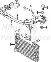 Mitsubishi OEM 3000GT Stealth Oil Cooler Return Hose Hardline