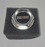 Oil Cap Ralli Art Style Silver