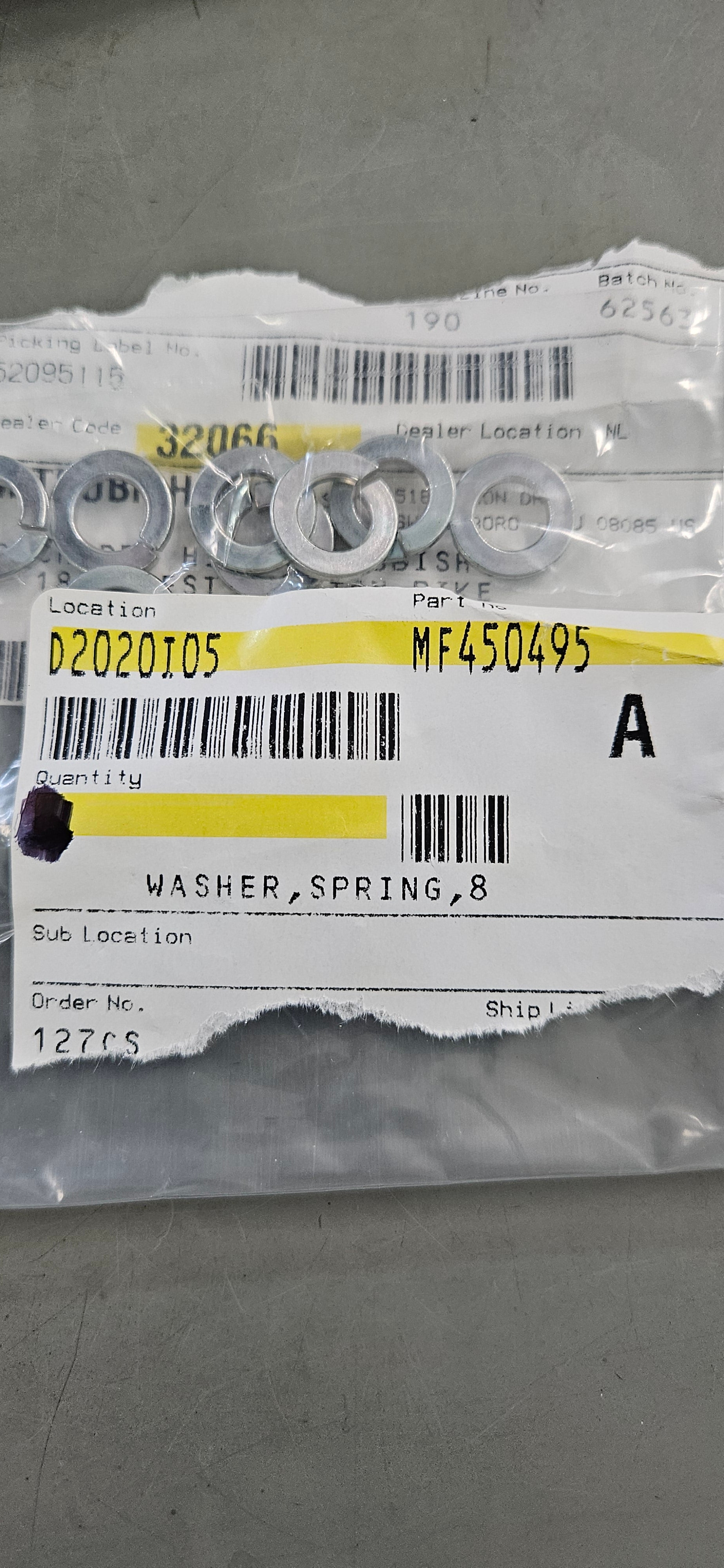 Mitsubishi OEM 3000GT Stealth Washer Spring 8