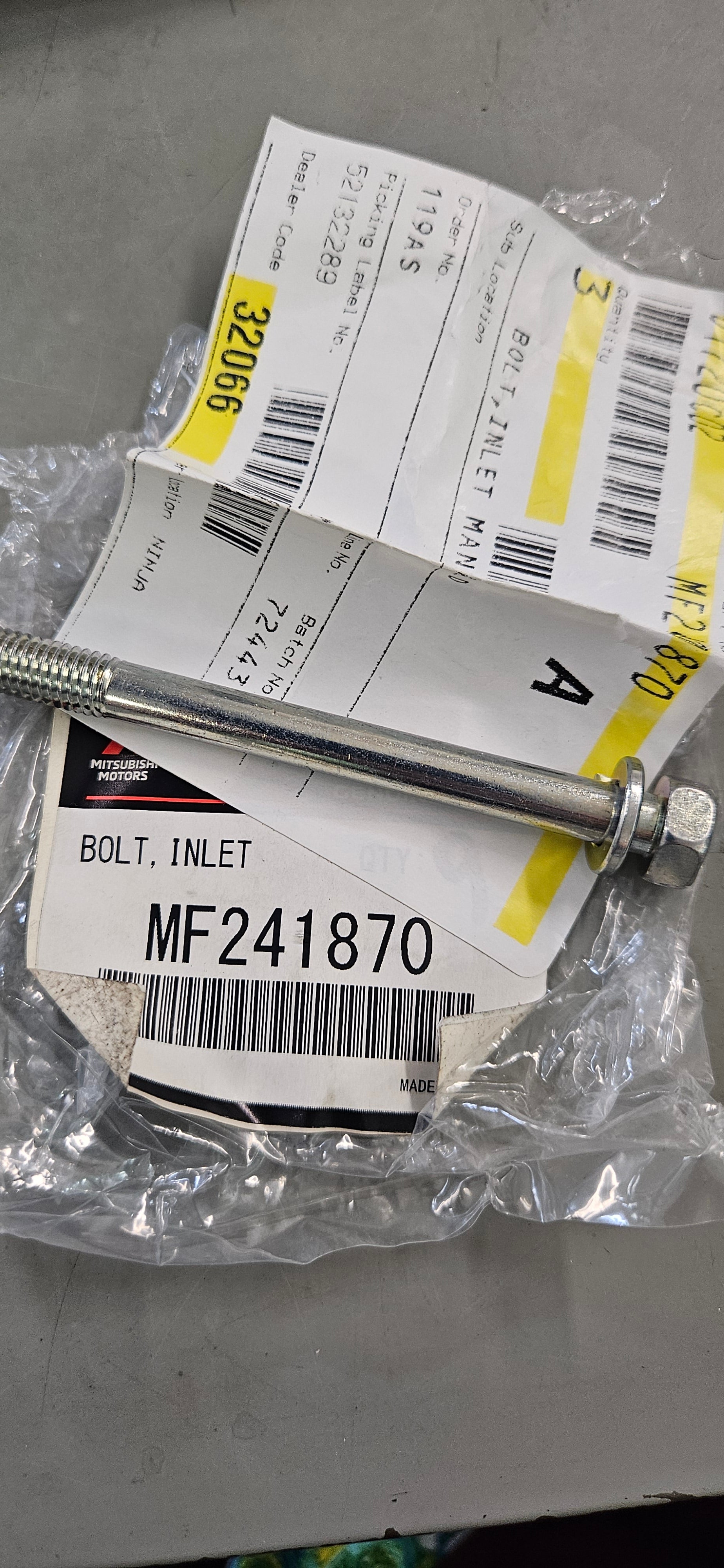 Mitsubishi OEM 3000GT Stealth Inlet Manifold Bolt