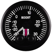 STACK Pro Control 52mm Boost Pressure Gauge ST3512 30PSI
