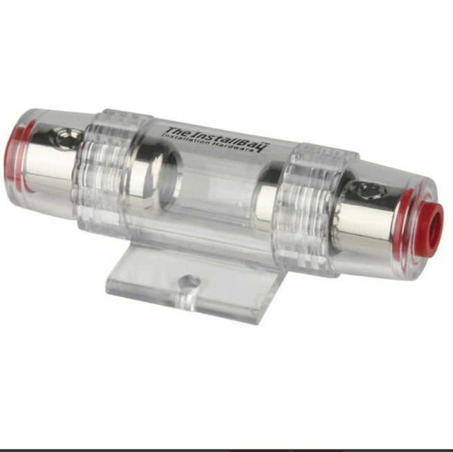 Install Bay Fuse Holder AGU - Nickel Plated